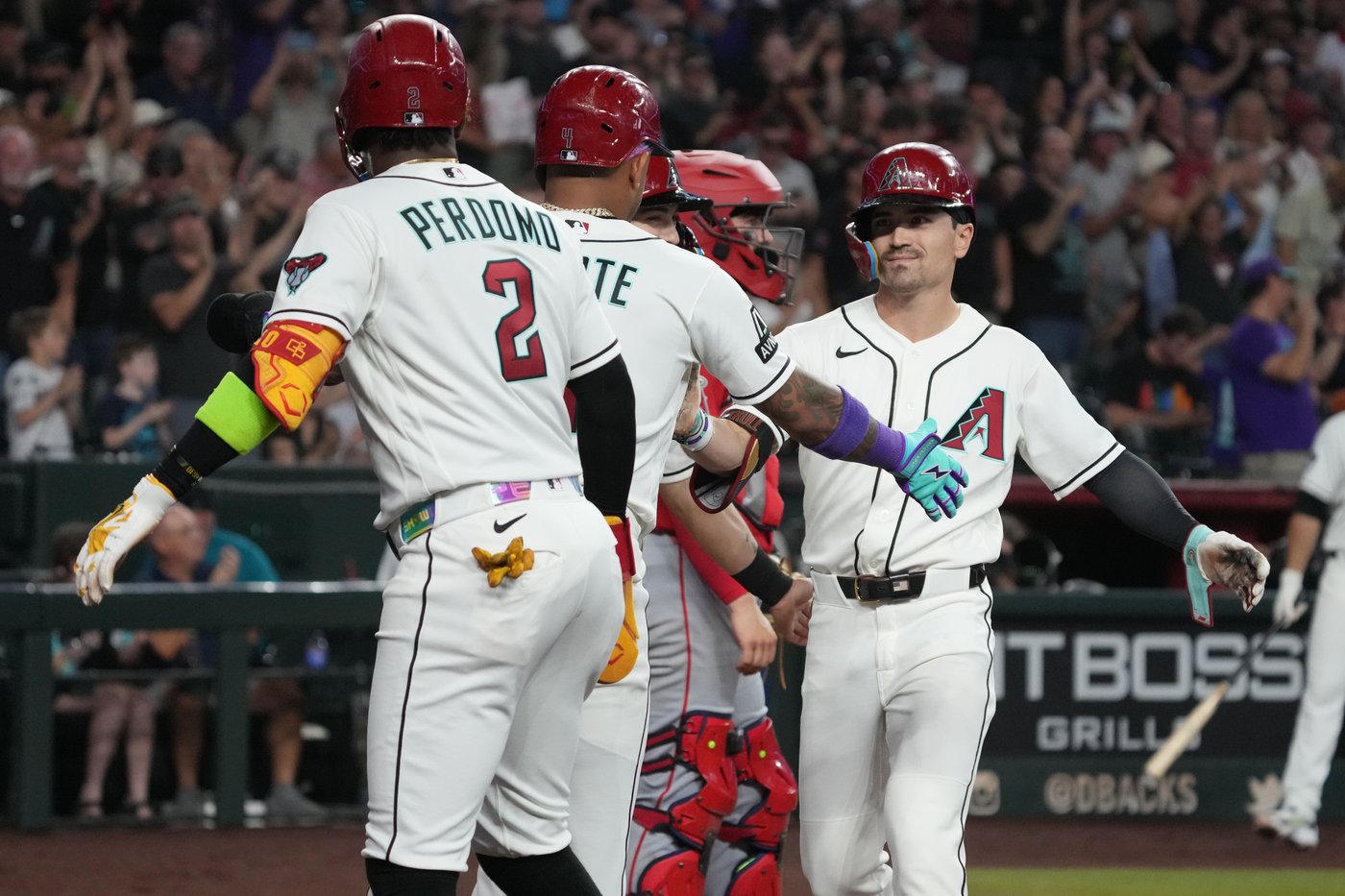 Corbin Carroll hits grand slam, E-Rod earns 100th win in D-backs' 8-1 victory over the Angels | iNFOnews.ca Corbin Carroll hits grand slam, E-Rod earns 100th win in D-backs' 8-1 victory over the Angels | iNFOnews.ca