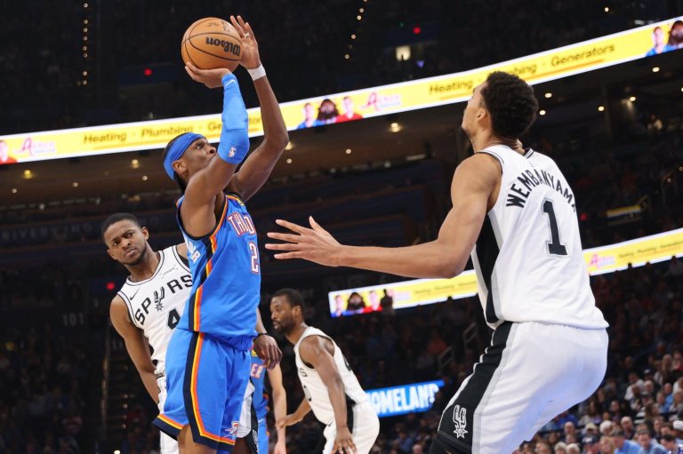 Defending champion Thunder back on track at midpoint after beating Spurs for 1st time in 4 meetings | iNFOnews.ca
