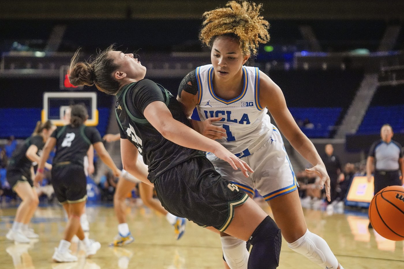 Janiah Barker records her 4th double-double of the season as No. 1 UCLA defeats Cal Poly 69-37 | iNFOnews.ca Janiah Barker records her 4th double-double of the season as No. 1 UCLA defeats Cal Poly 69-37 | iNFOnews.ca