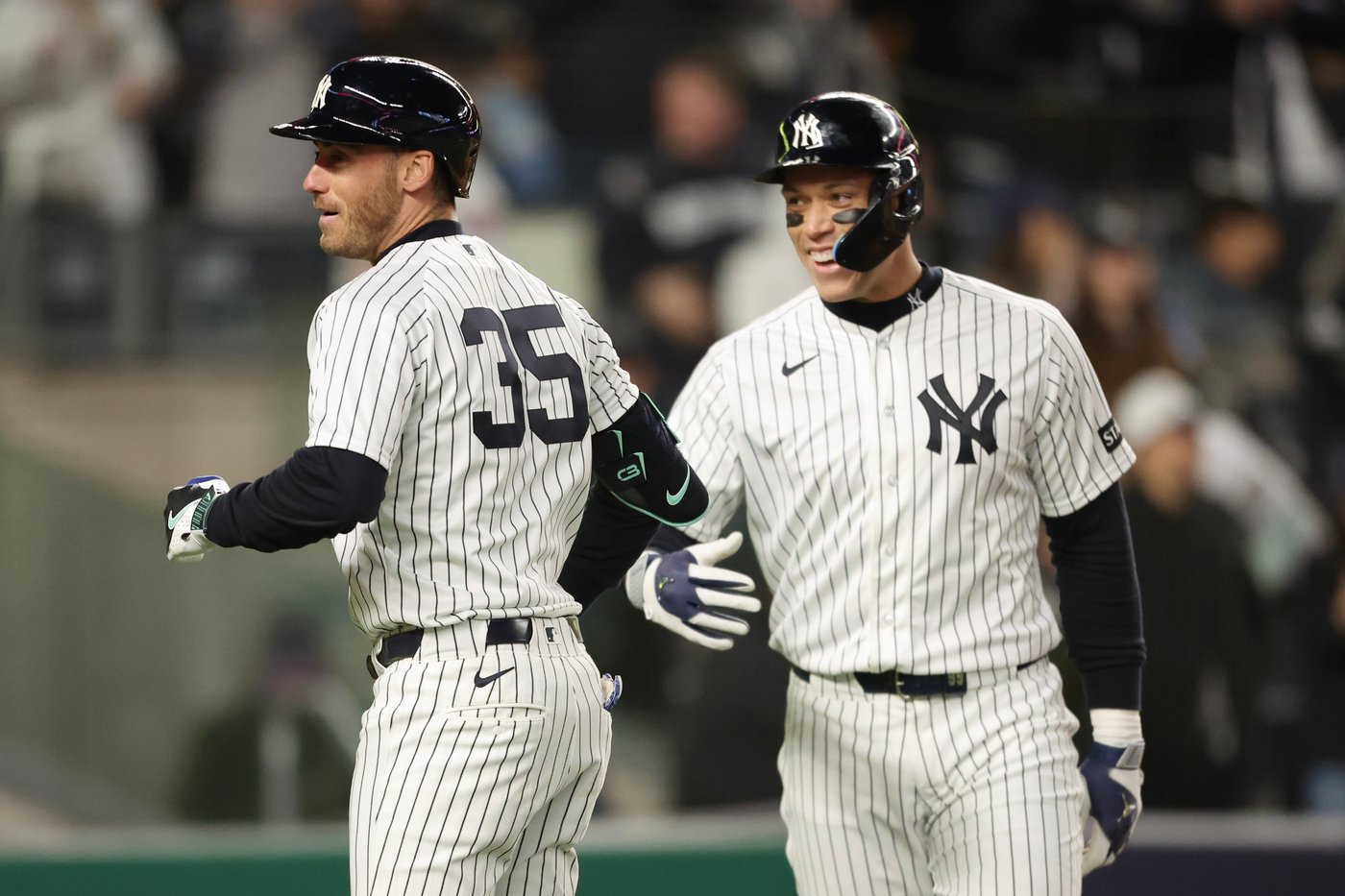 Stanton has first steal since 2020, hits 2-run single in Yankees' 9-7 win over Marlins | iNFOnews.ca Stanton has first steal since 2020, hits 2-run single in Yankees' 9-7 win over Marlins | iNFOnews.ca