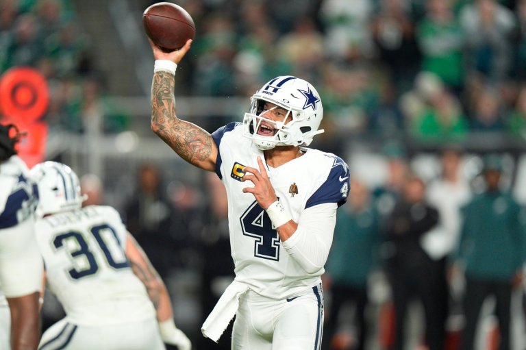 Dak Prescott throws 3 TD passes, Javonte Williams runs for 155 yards as Cowboys beat Eagles 38-21 | iNFOnews.ca