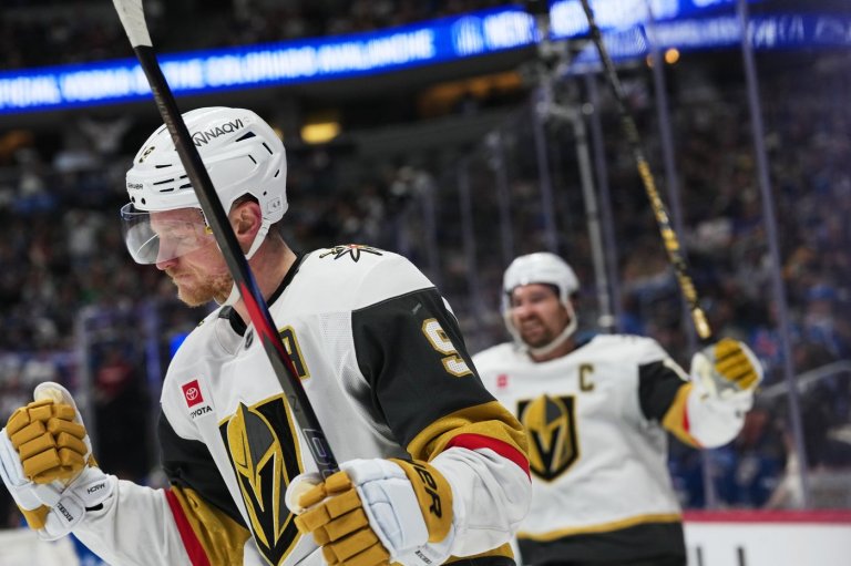 Eichel scores in OT, Knights clinch playoff berth with 3-2 win over Avs | iNFOnews.ca