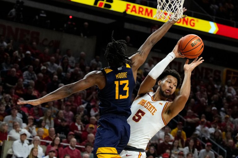 Momcilovic's 8 3-pointers, Jefferson's triple-double lead No. 3 Iowa State past Mountaineers 80-59 | iNFOnews.ca