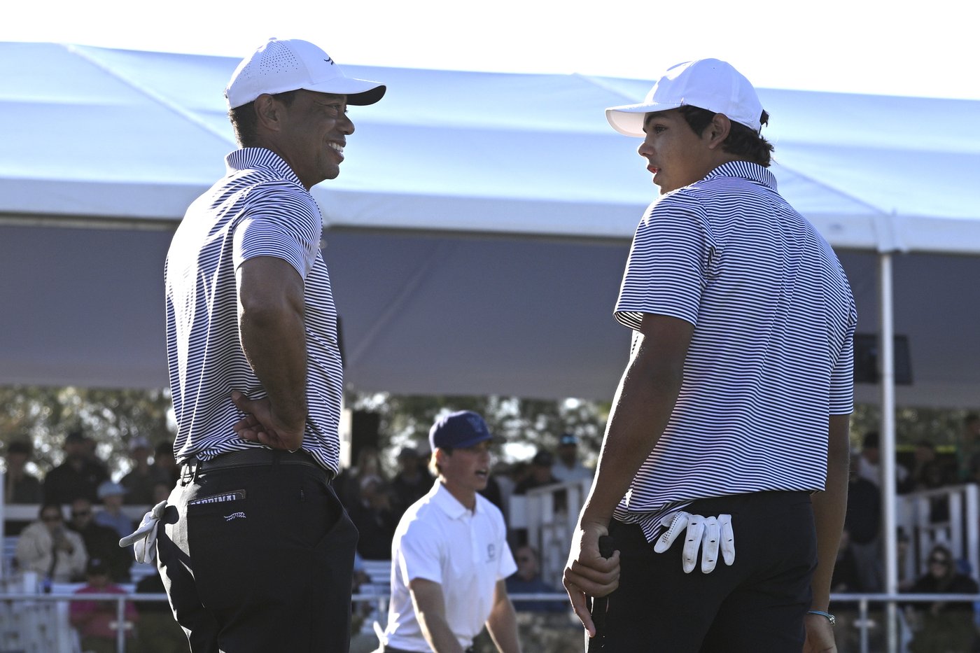 Tiger Woods and son Charlie share the lead at PNC Championship in Orlando | iNFOnews.ca