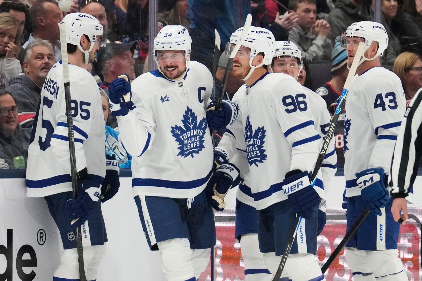 Matthews reaches 700 games, scores to help the Maple Leafs beat the Blue Jackets 6-2 | iNFOnews.ca Matthews reaches 700 games, scores to help the Maple Leafs beat the Blue Jackets 6-2 | iNFOnews.ca