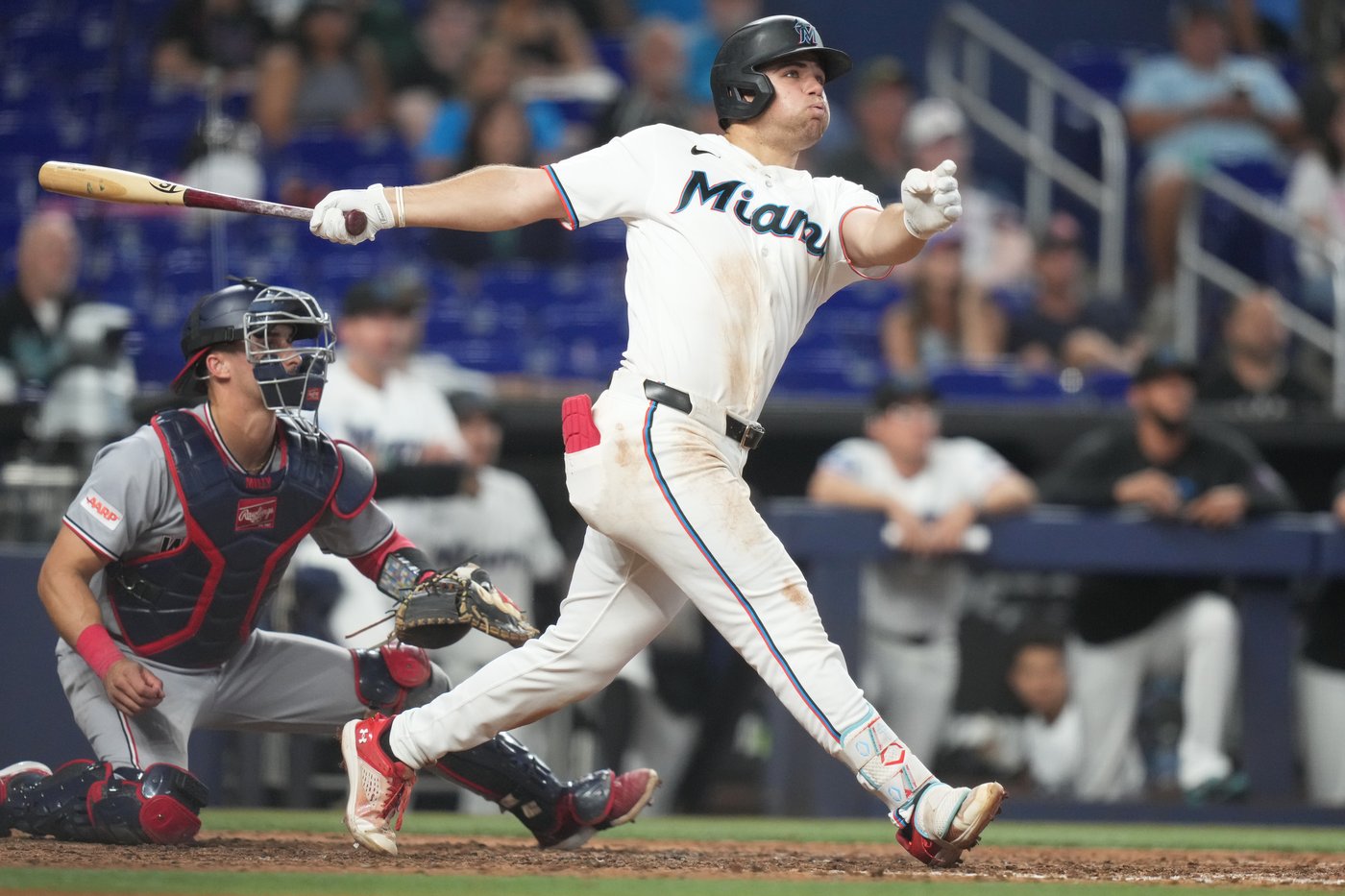 Jakob Marsee hits a 3-run home run, Marlins rally to beat Nationals 8-7 | iNFOnews.ca