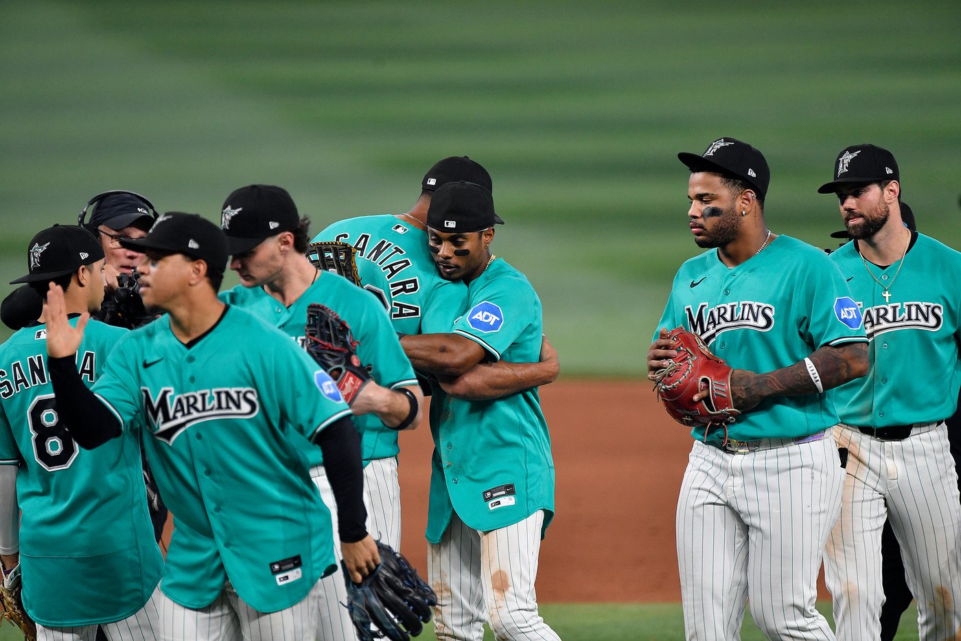 Alcantara gets another save, Hernández, Conine homer as Marlins beat playoff-bound Braves 5-3 | iNFOnews.ca Alcantara gets another save, Hernández, Conine homer as Marlins beat playoff-bound Braves 5-3 | iNFOnews.ca