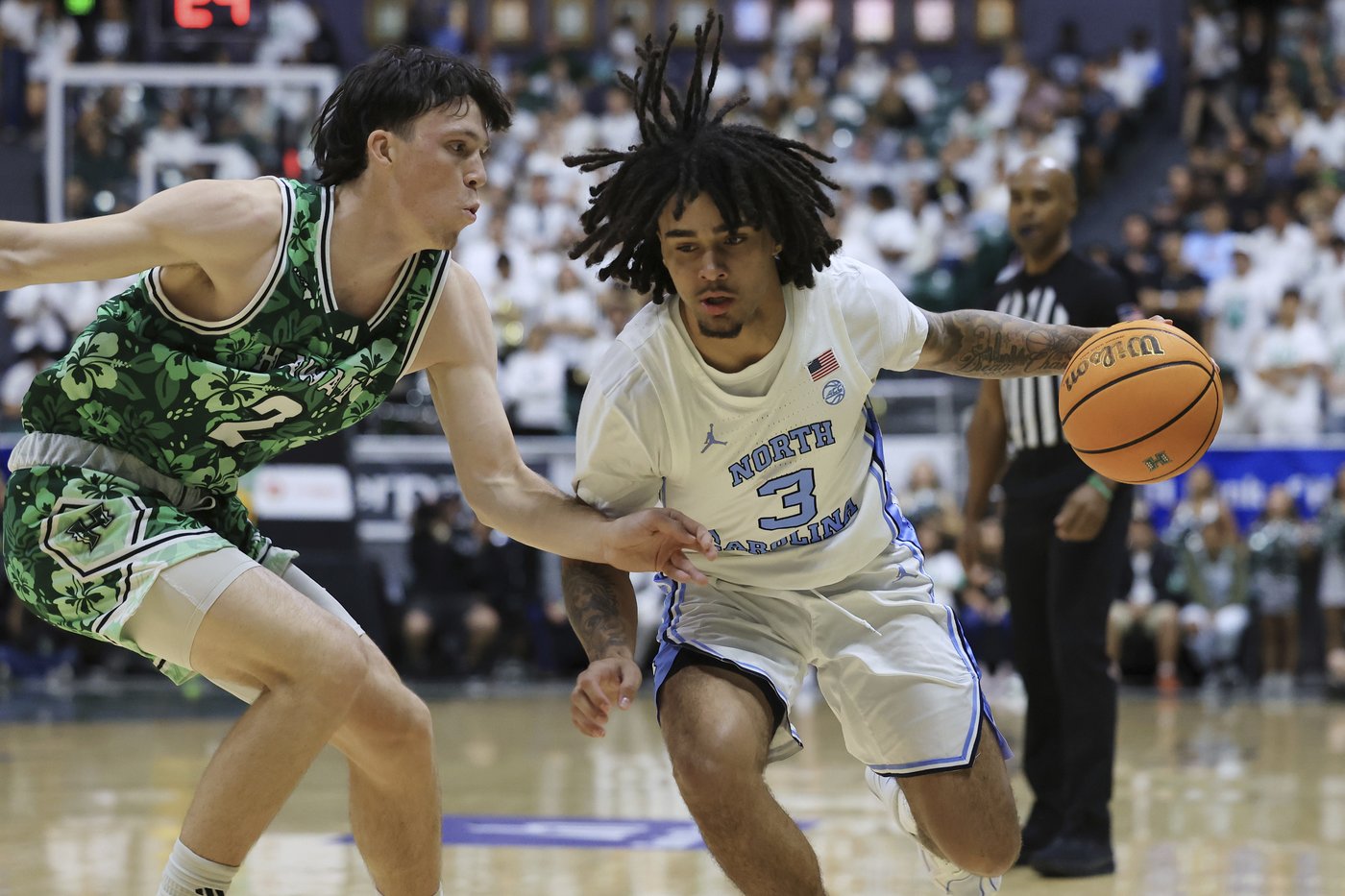 R.J. Davis leads No. 10 UNC past Hawaii 87-69, moves to fourth on Tar Heels' all-time scoring list | iNFOnews.ca