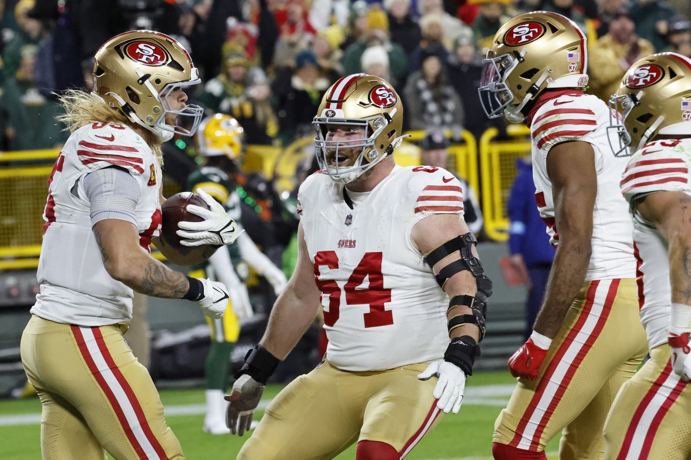 Josh Jacobs runs for 3 TDs as Packers roll past short-handed 49ers 38-10 | iNFOnews.ca Josh Jacobs runs for 3 TDs as Packers roll past short-handed 49ers 38-10 | iNFOnews.ca