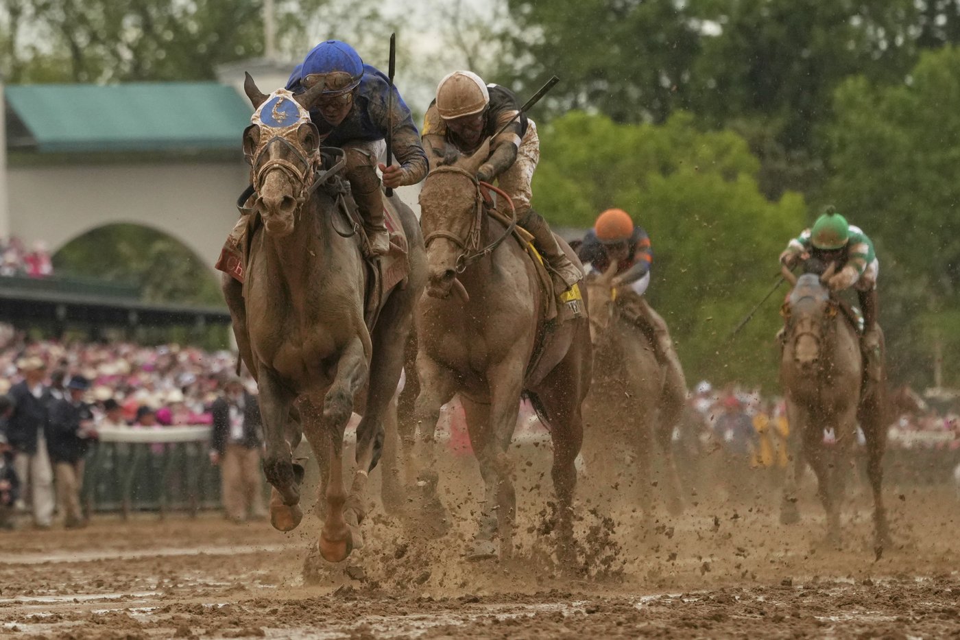 Filly Good Cheer stays unbeaten, rallying in the mud to win 151st Kentucky Oaks at Churchill Downs | iNFOnews.ca Filly Good Cheer stays unbeaten, rallying in the mud to win 151st Kentucky Oaks at Churchill Downs | iNFOnews.ca