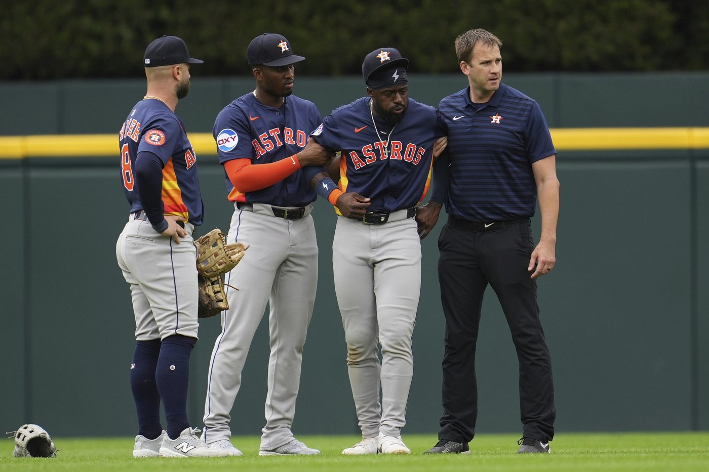 Astros outfielder Taylor Trammell being evaluated for a concussion after crashing into fence | iNFOnews.ca