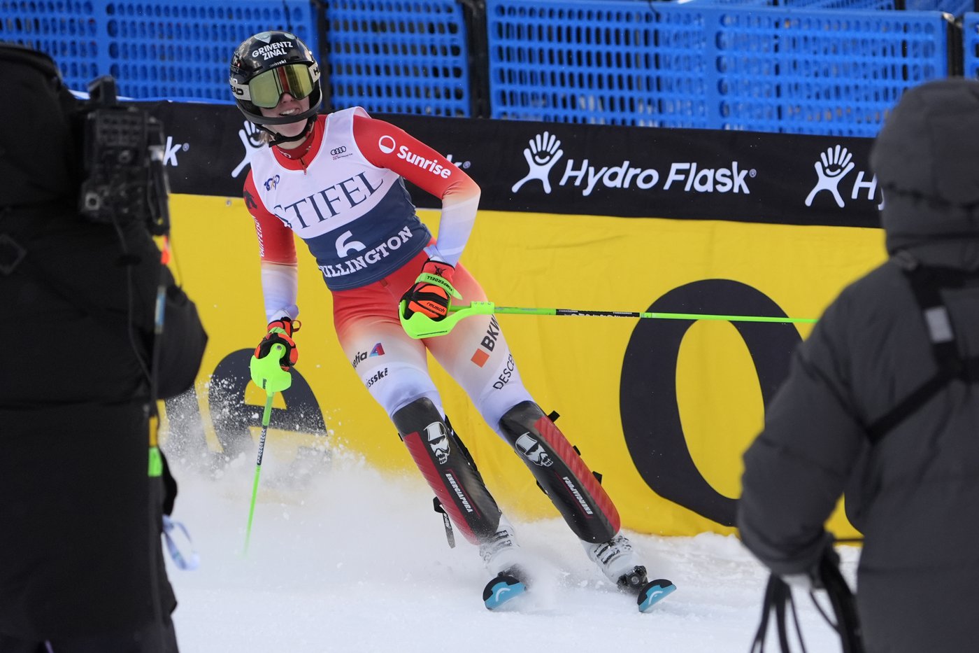 Swiss skier Camille Rast gets first World Cup win in slalom as Mikaela Shiffrin sits out after crash | iNFOnews.ca Swiss skier Camille Rast gets first World Cup win in slalom as Mikaela Shiffrin sits out after crash | iNFOnews.ca