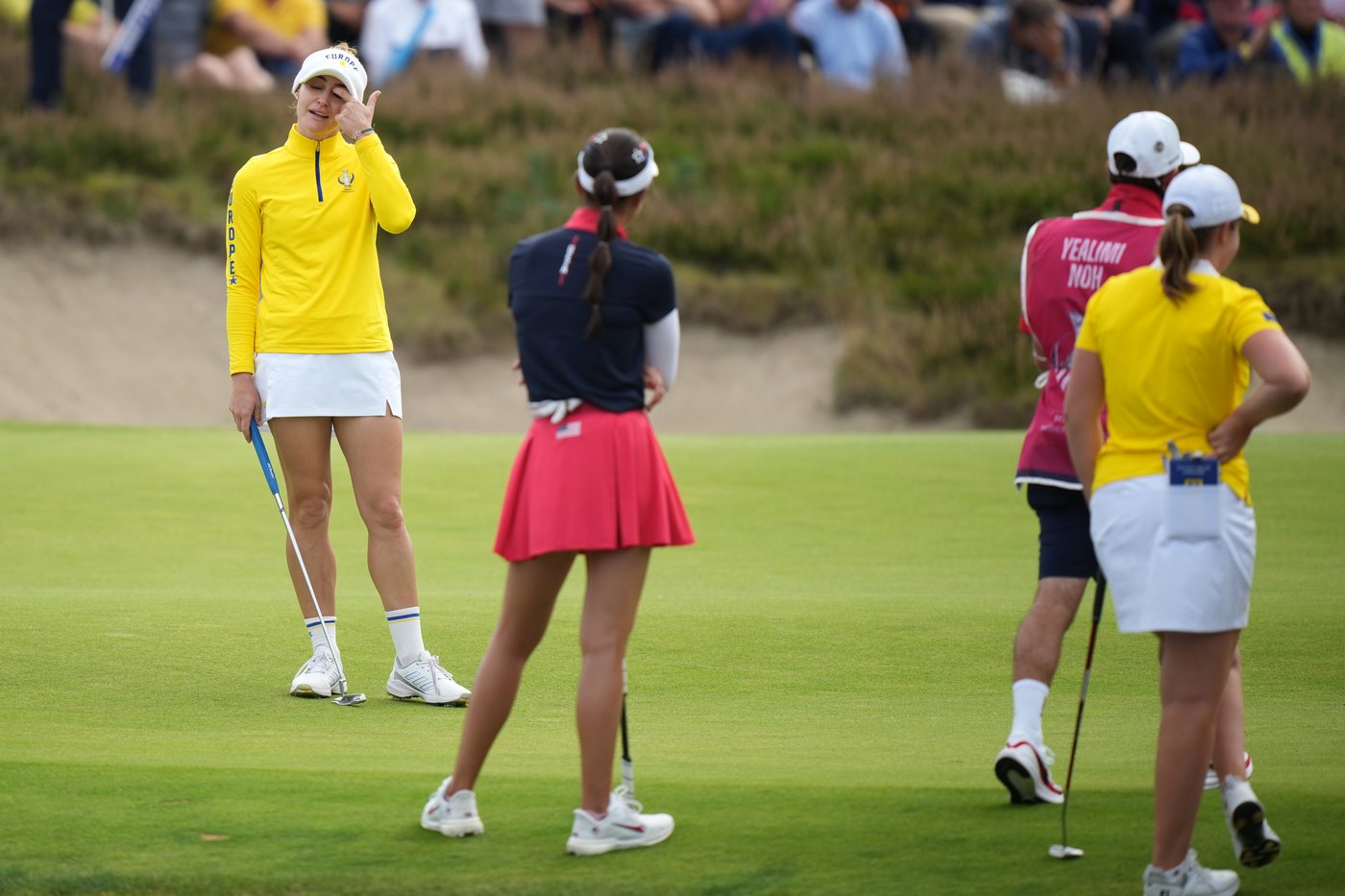 Nordqvist sticks with top Europe duo Hull and Woad despite more stumbles at Solheim Cup | iNFOnews.ca