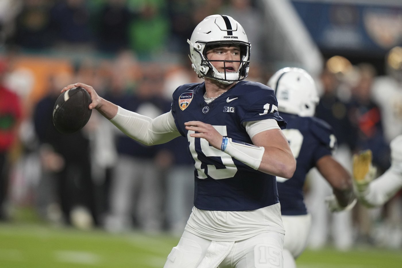 Penn State QB Drew Allar's late interception helps seal Notre Dame's win in Orange Bowl | iNFOnews.ca Penn State QB Drew Allar's late interception helps seal Notre Dame's win in Orange Bowl | iNFOnews.ca