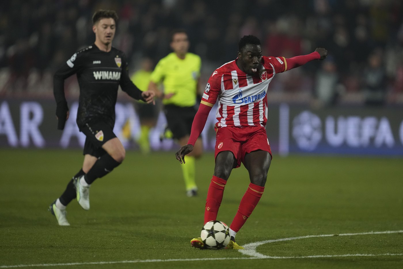 Red Star's on-loan forward Silas scores against his parent club Stuttgart in Champions League | iNFOnews.ca Red Star's on-loan forward Silas scores against his parent club Stuttgart in Champions League | iNFOnews.ca