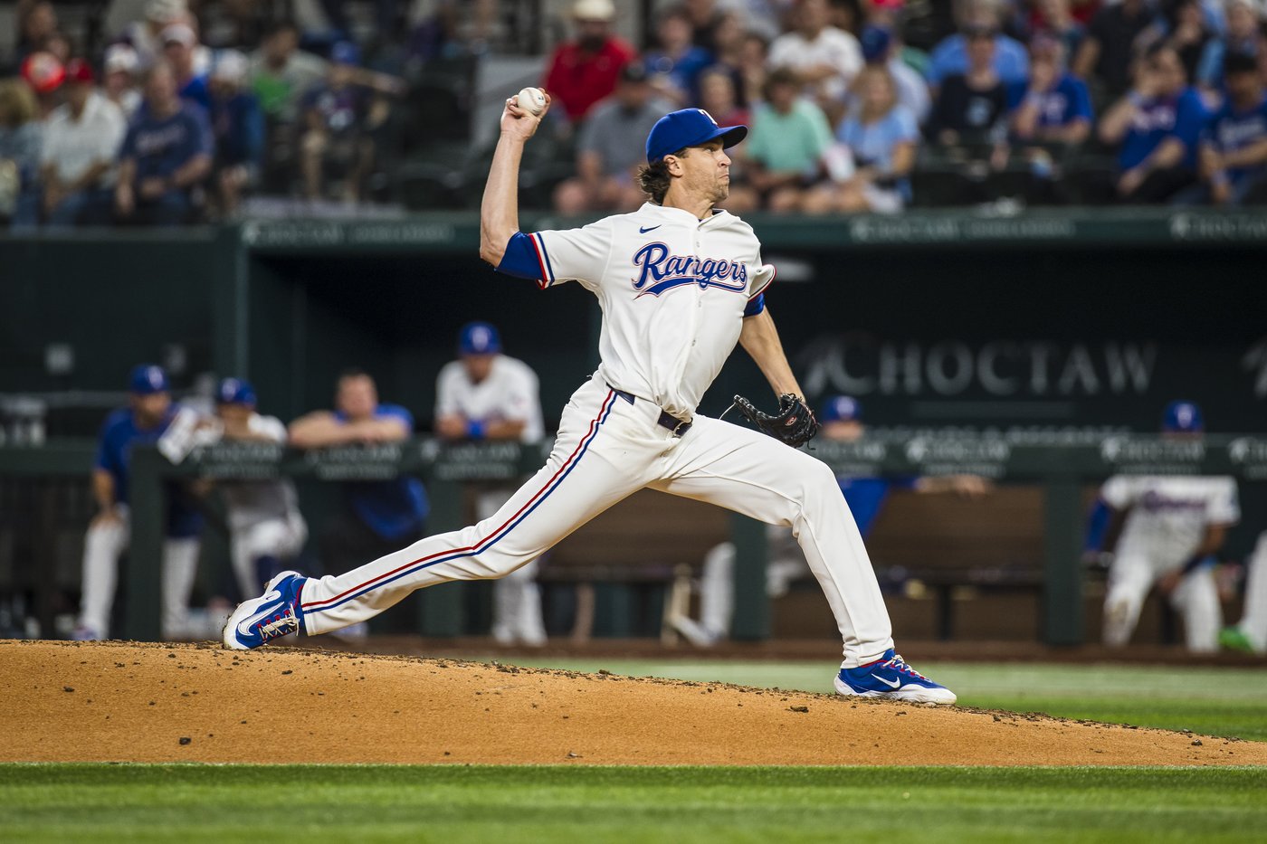 Jacob deGrom gets his 1st win in 2 years while Rangers have best offensive game to beat A's 15-2 | iNFOnews.ca