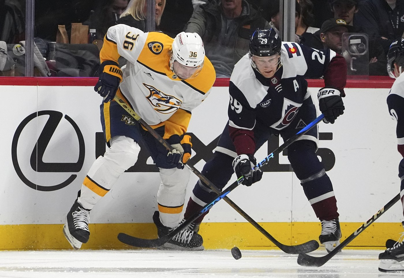 Blackwood has 38 saves in debut, Avalanche beat Predators 5-2 | iNFOnews.ca Blackwood has 38 saves in debut, Avalanche beat Predators 5-2 | iNFOnews.ca