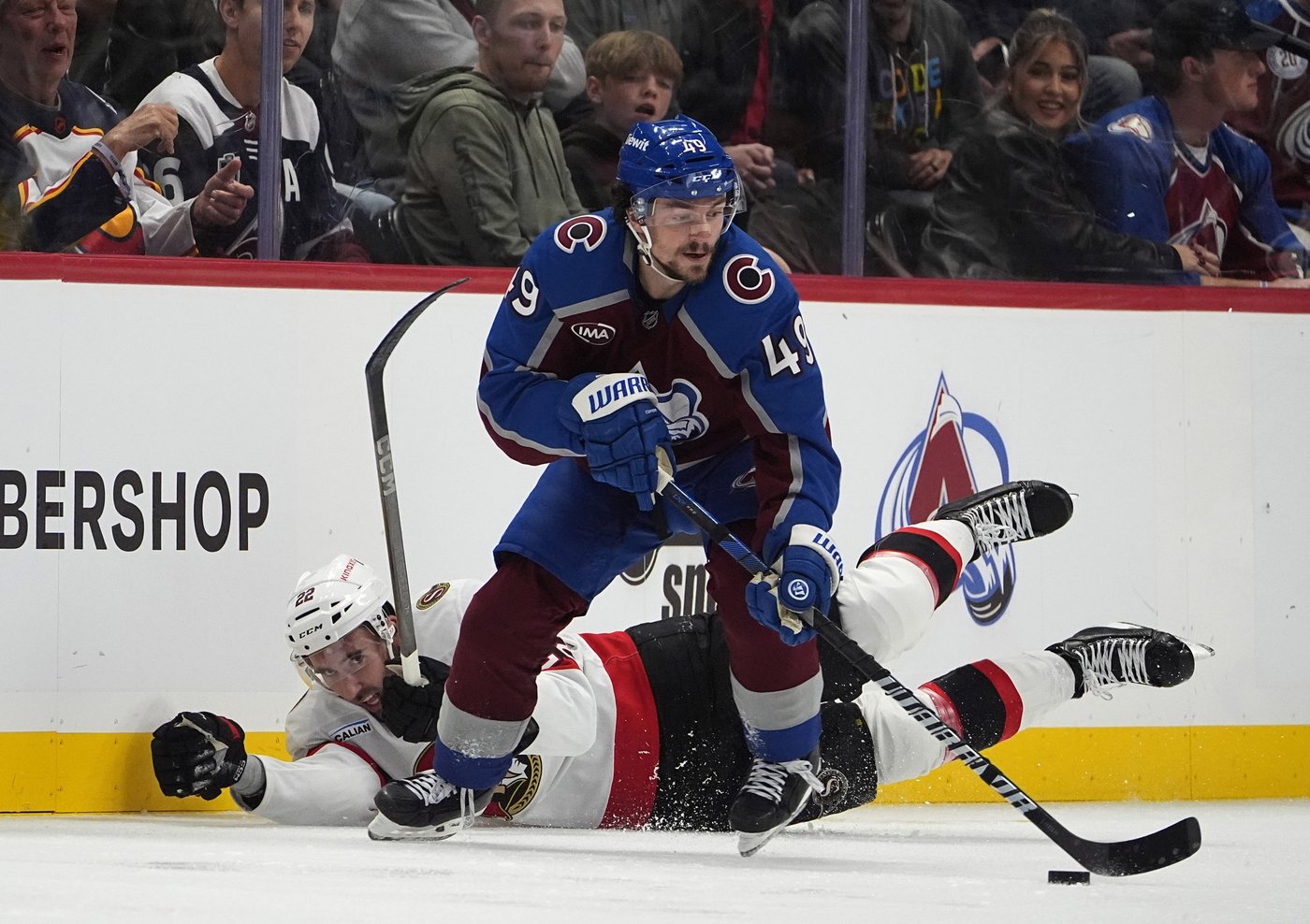 O'Connor, Colton score quick goals to lift Avs past Senators 5-4 | iNFOnews.ca