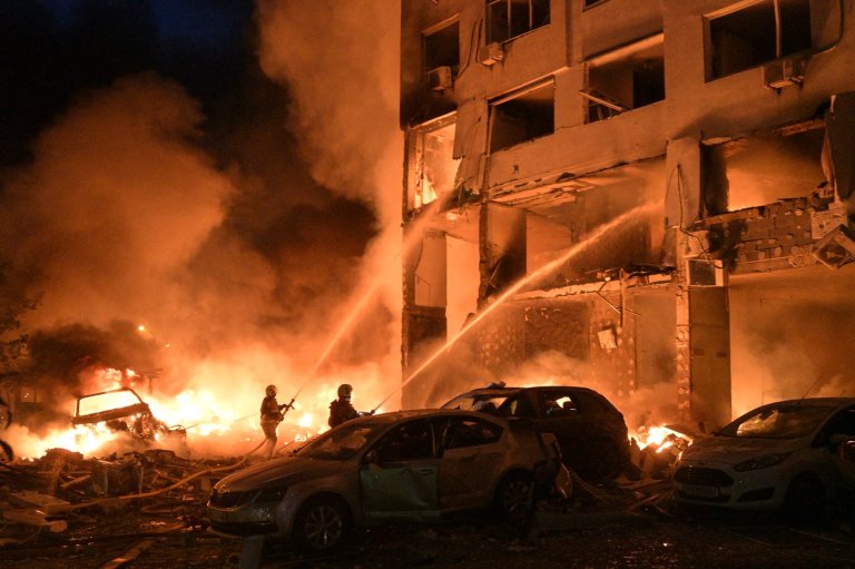 Russian missile and drone attack on Ukraine's capital kills at least 7 | iNFOnews.ca