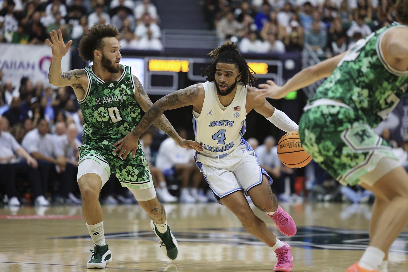 R.J. Davis leads No. 10 UNC past Hawaii 87-69, moves to fourth on Tar Heels' all-time scoring list | iNFOnews.ca