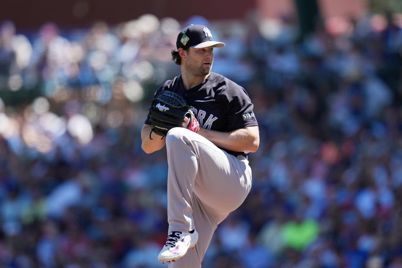 Yankees ace Gerrit Cole strikes out 8 over 5 innings in his 5th minor league rehab start | iNFOnews.ca