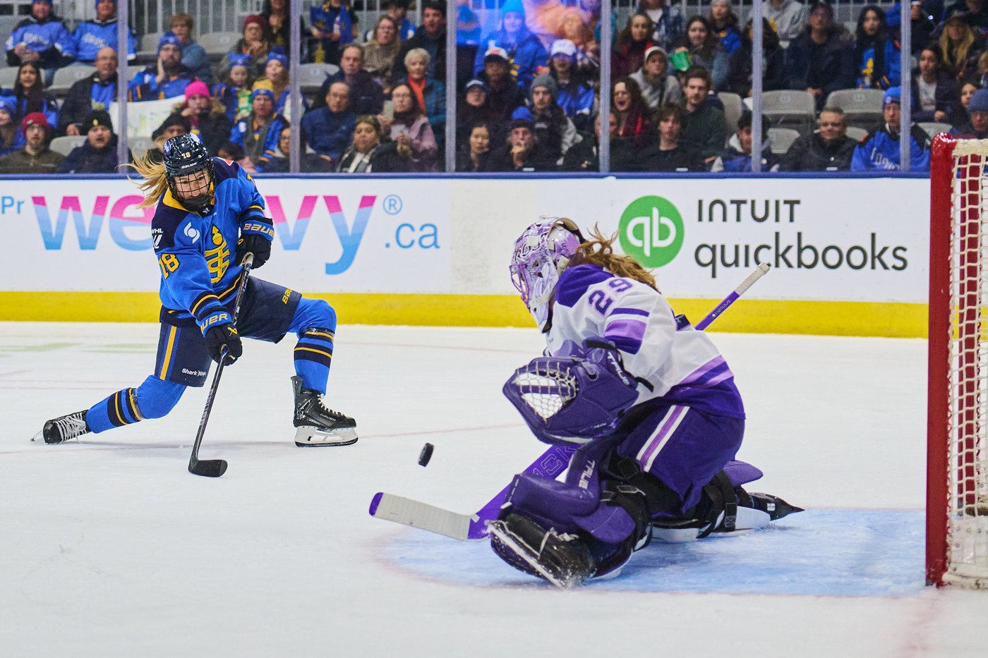 Hensley almost unbeatable in net as Frost cruise to 5-1 win over Sceptres | iNFOnews.ca