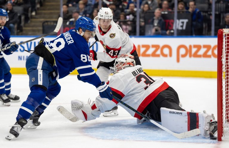 Playoff-seeking Leafs 'embarrassed' by 5-2 loss to Senators | iNFOnews.ca