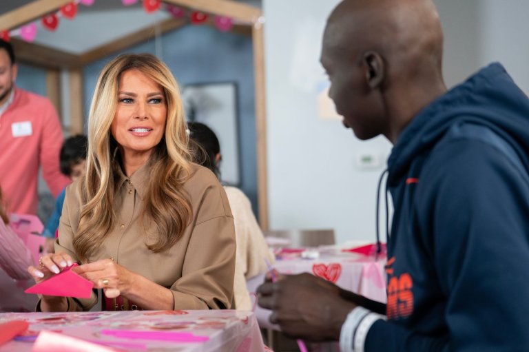 Melania Trump says she doesn't eat 'much sweets' as she celebrates Valentine's Day with children | iNFOnews.ca