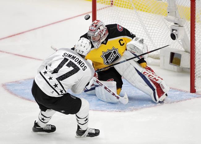 Simmonds, Marleau and Andersen named NHL three stars of the week | iNFOnews.ca