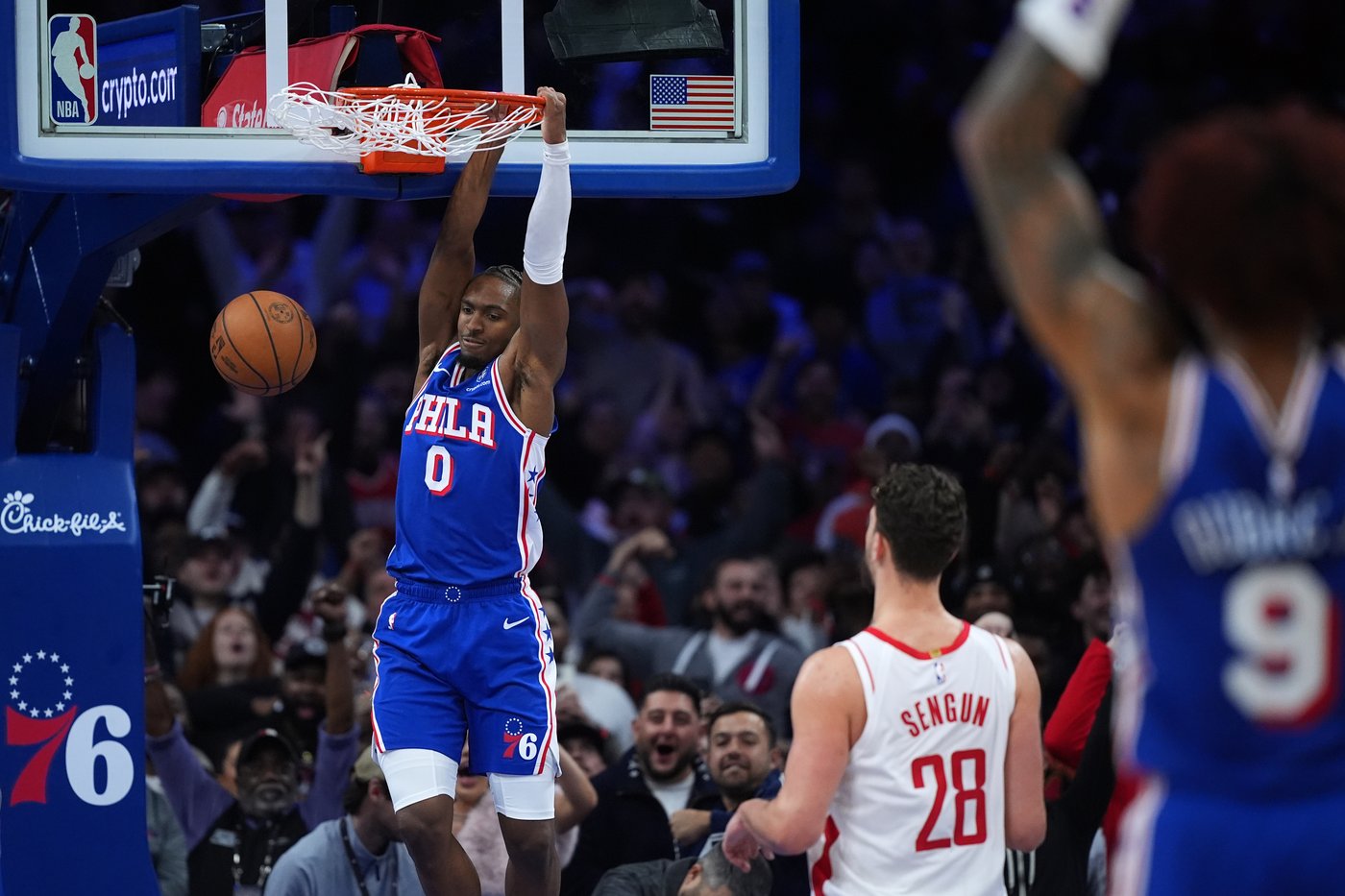 Embiid posts triple-double, Maxey scores 36 as 76ers beat Rockets in OT | iNFOnews.ca