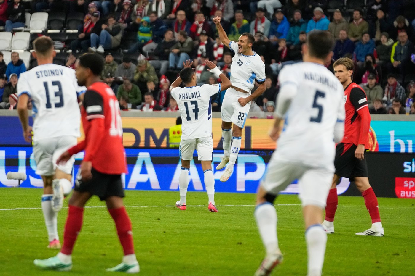 Israel player Sayed Abu Farchi sent off for goal celebration in Nations League | iNFOnews.ca