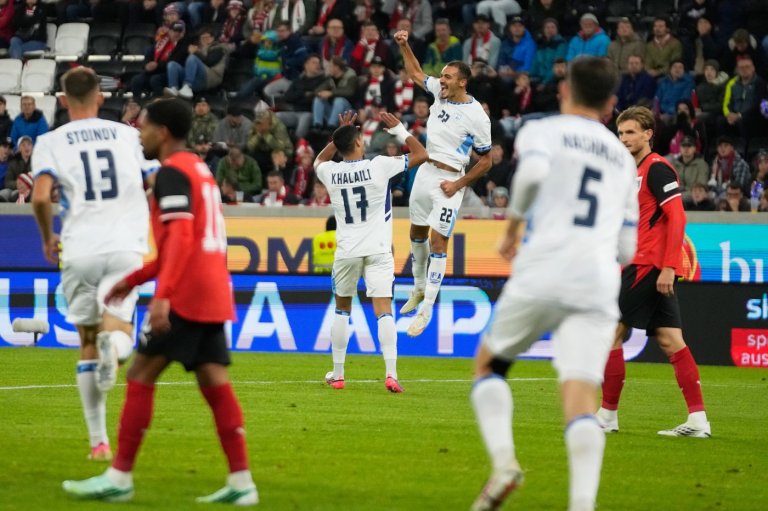 Israel player Sayed Abu Farchi sent off for goal celebration in Nations League | iNFOnews.ca