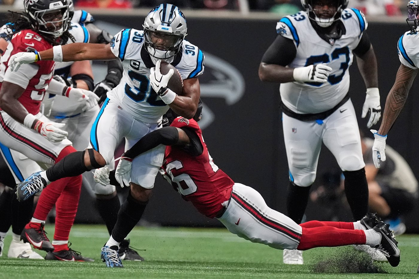 Panthers defense quickly turns page on Week 1 disappointment, finds swagger in 34-3 rout of Falcons | iNFOnews.ca Panthers defense quickly turns page on Week 1 disappointment, finds swagger in 34-3 rout of Falcons | iNFOnews.ca