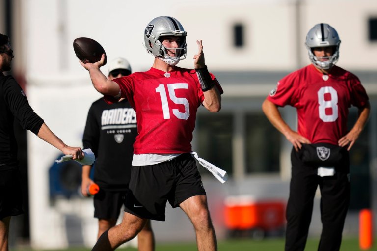 A fired-up Kirk Cousins digs in as Raiders starter while Fernando Mendoza surges in camp | iNFOnews.ca