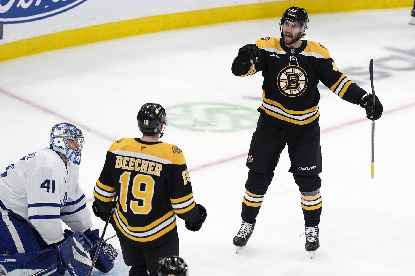Marchand gets 1st goal of season in OT to lift Bruins to 4-3 win over Maple Leafs | iNFOnews.ca Marchand gets 1st goal of season in OT to lift Bruins to 4-3 win over Maple Leafs | iNFOnews.ca