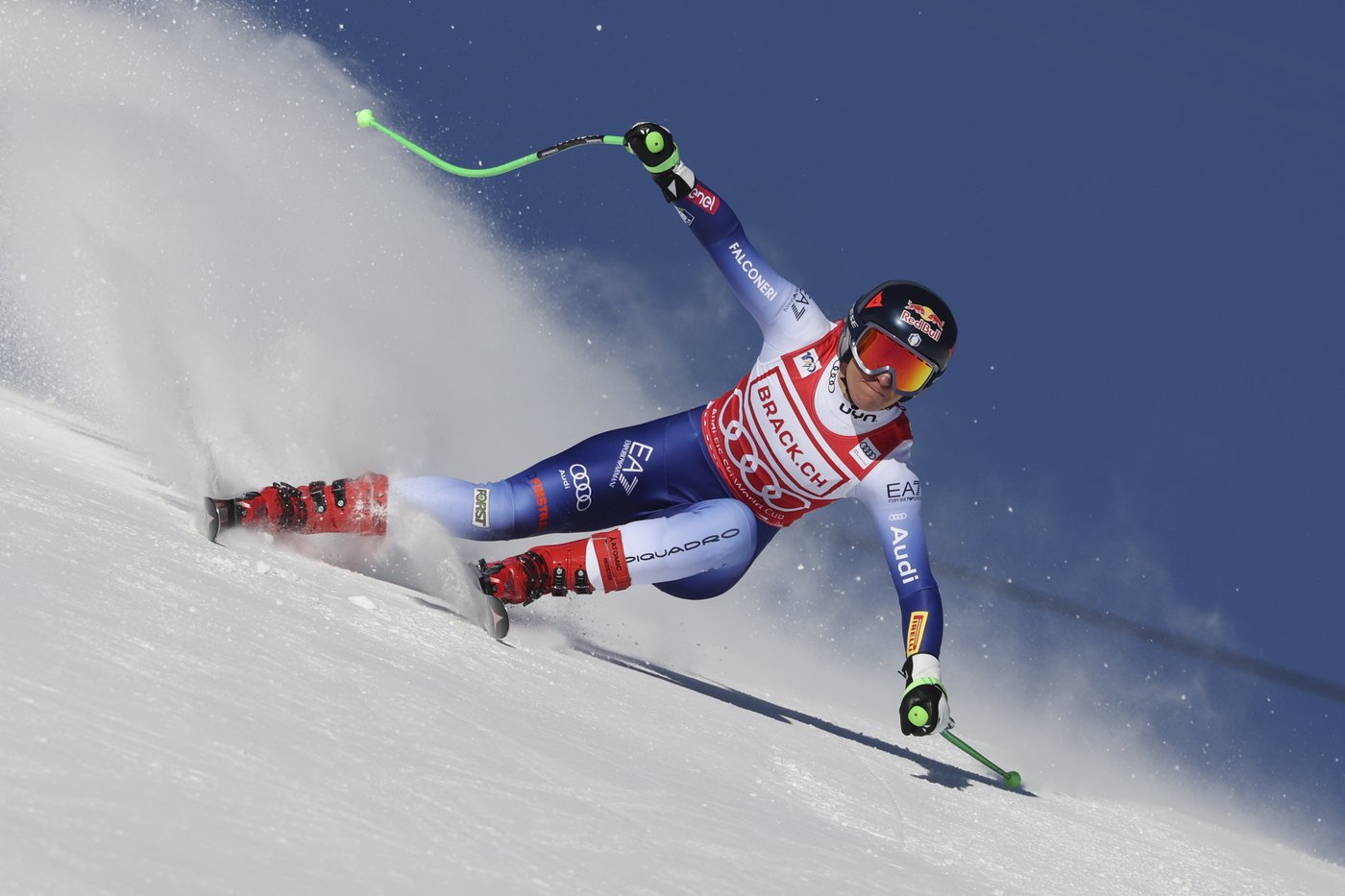 Huetter silences Swiss crowd when she finishes ahead of Gut-Behrami to win super-G in St. Moritz | iNFOnews.ca