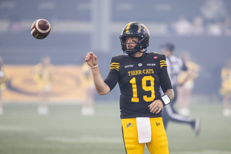 Bo Levi Mitchell throws five TD passes to lead Ticats to 41-27 home win over Lions | iNFOnews.ca