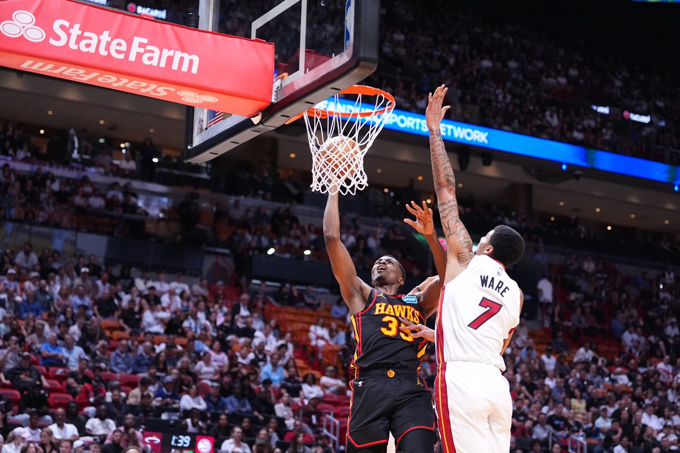 Heat run away in second half, tune up for play-in by beating Hawks 143-117 | iNFOnews.ca Heat run away in second half, tune up for play-in by beating Hawks 143-117 | iNFOnews.ca