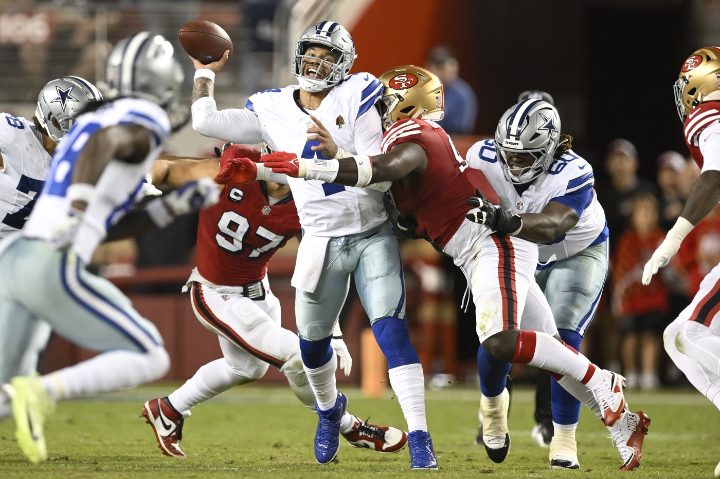 Brock Purdy helps the 49ers bounce back with a 30-24 victory over the Cowboys | iNFOnews.ca