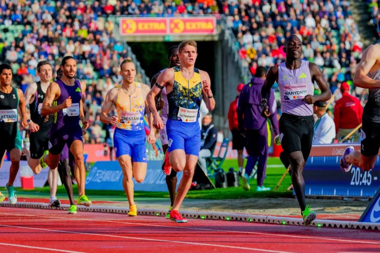 Brandon Miller storms past 17-year-old Cooper Lutkenhaus to win the 800 at Prefontaine Classic | iNFOnews.ca