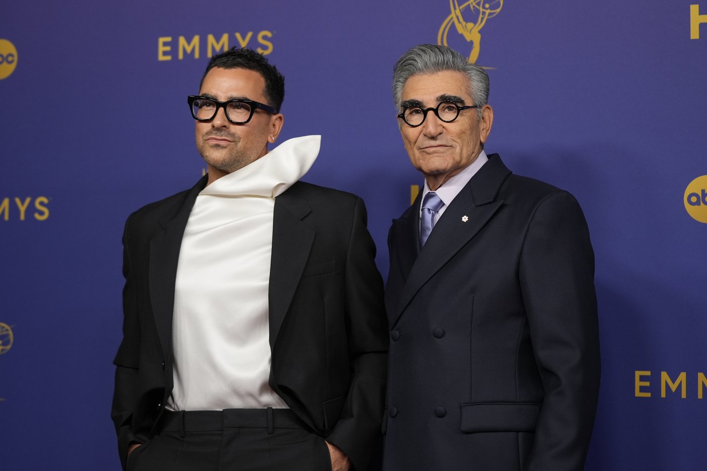 Eugene and Dan Levy bring Canadian politeness, 'Schitt's' reunion to Emmy Awards | iNFOnews.ca Eugene and Dan Levy bring Canadian politeness, 'Schitt's' reunion to Emmy Awards | iNFOnews.ca