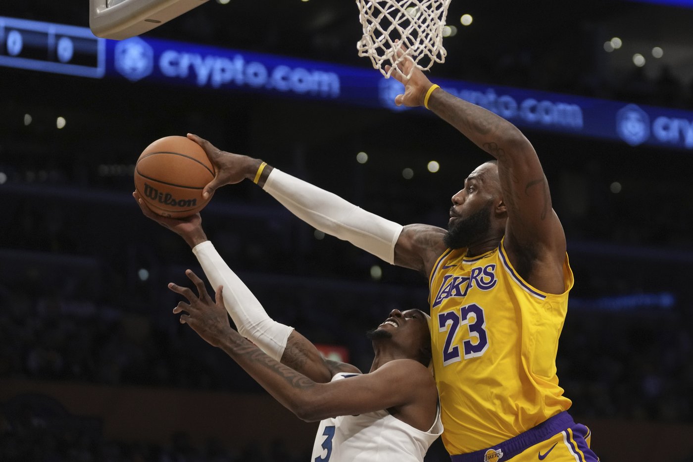 LeBron and Bronny James make history as the NBA's first father-son duo to play together | iNFOnews.ca