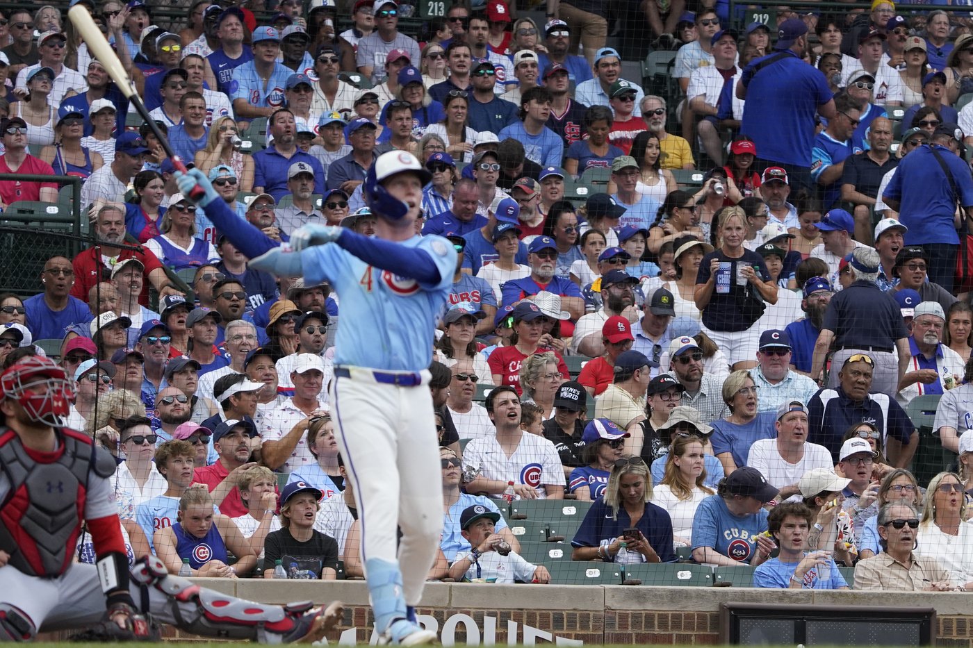 Busch hits 3 homers and Cubs set club record with 8 in 11-3 rout of Cardinals | iNFOnews.ca