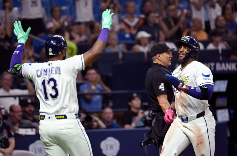 Caminero and Mullens homer in the Rays' 6-1 win over the Diamondbacks | iNFOnews.ca