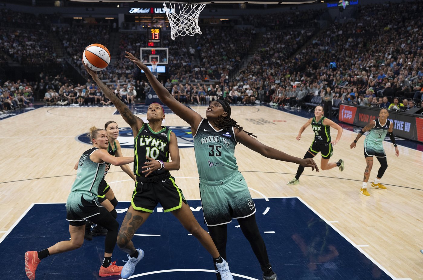 Collier scores 30, McBride 24 as Lynx beat Liberty 100-93 in Finals rematch | iNFOnews.ca