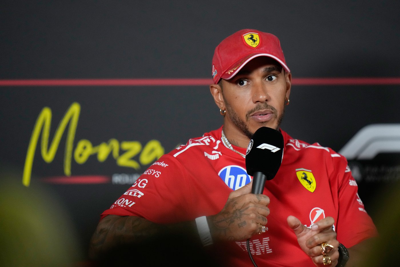 Hamilton hoping statement arrival at Monza will lead to 'phenomenal' win for Ferrari | iNFOnews.ca Hamilton hoping statement arrival at Monza will lead to 'phenomenal' win for Ferrari | iNFOnews.ca