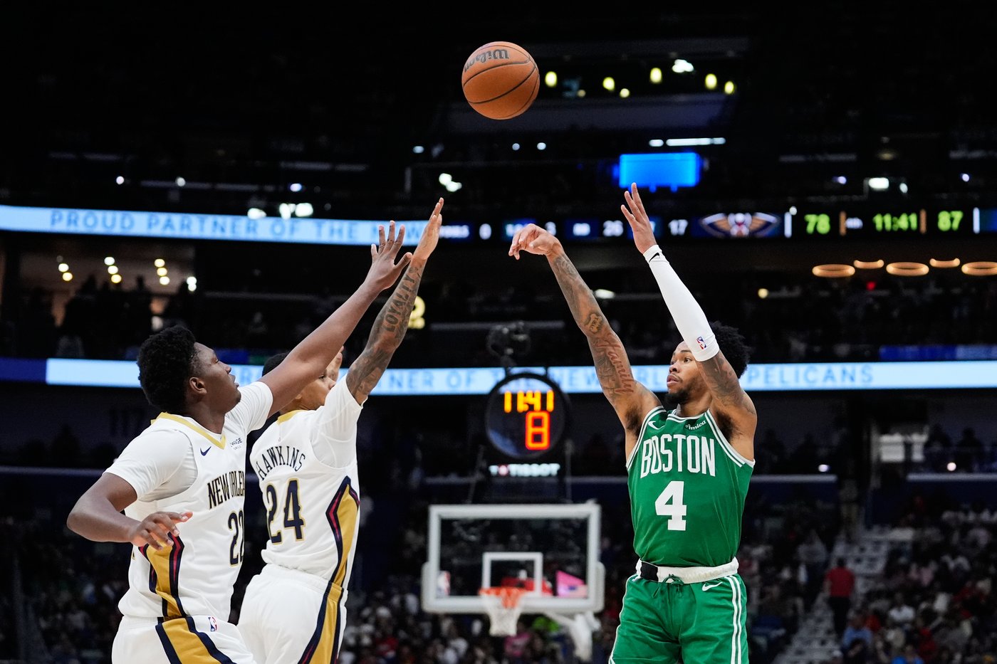 Simons scores 25 points as the Celtics earn their first victory by beating the Pelicans 122-90 | iNFOnews.ca Simons scores 25 points as the Celtics earn their first victory by beating the Pelicans 122-90 | iNFOnews.ca