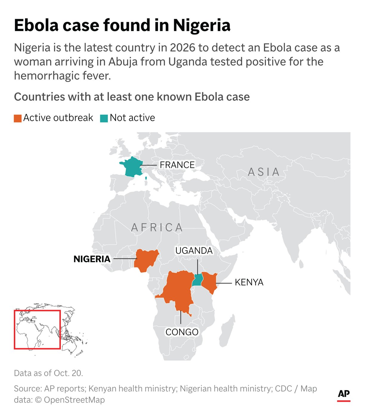 Africa CDC calls an Ebola crisis summit as Nigeria records its first case | iNFOnews.ca Africa CDC calls an Ebola crisis summit as Nigeria records its first case | iNFOnews.ca