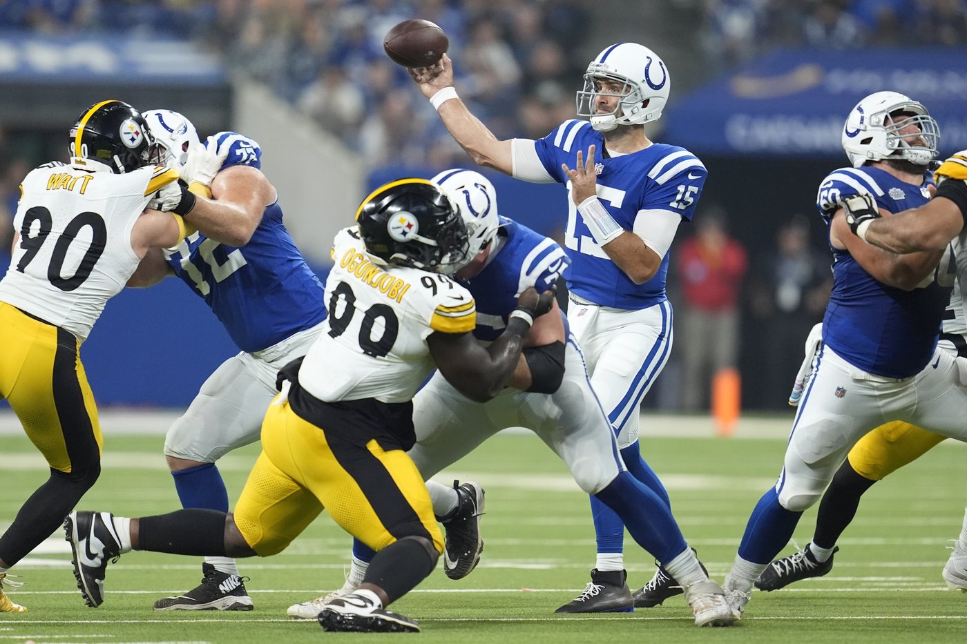 Joe Flacco relieves injured Anthony Richardson and helps Colts hold off Steelers 27-24 | iNFOnews.ca