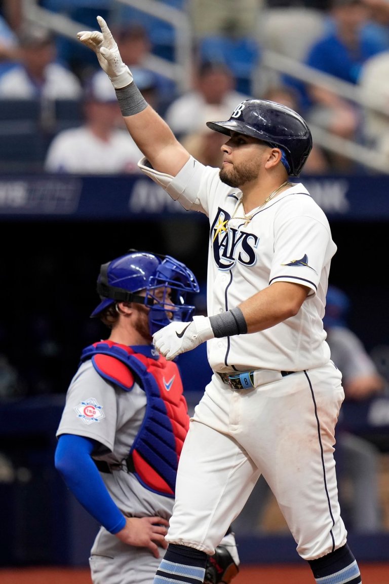 Mullins, Aranda and Caminero homer to lead Rays over Cubs in return to Tropicana Field | iNFOnews.ca